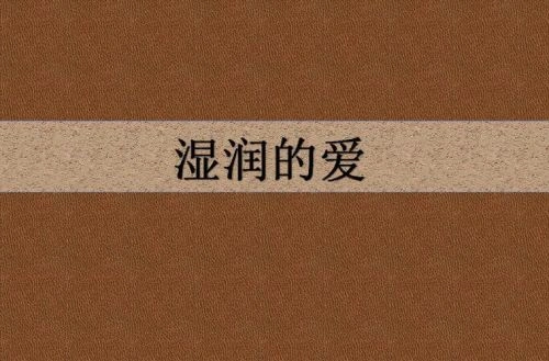 曲惠德 主演 湿润的爱 剧情片