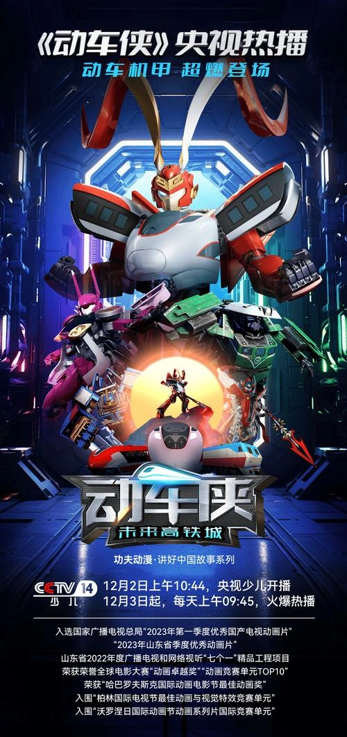动车侠·未来高铁城 动漫 宣传照