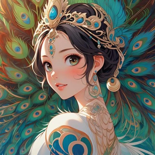 靳夕;尹口羊 孔雀公主 动漫
